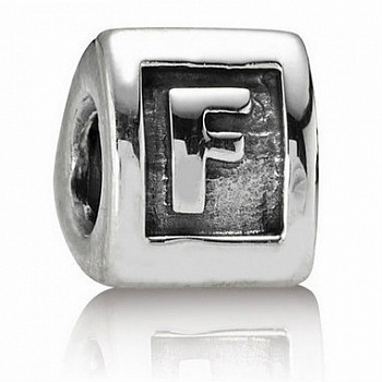 Подвеска-шарм Буква F Pandora 790323F 