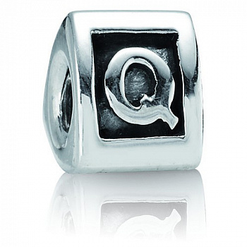 Подвеска-шарм Буква Q Pandora 790323Q 
