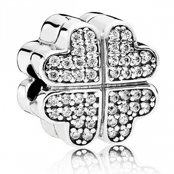 КЛИПСА PANDORA "ЛЕПЕСТКИ ЛЮБВИ" №791805CZ