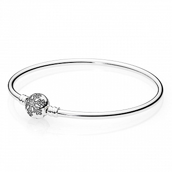 БРАСЛЕТ-БЕНГЛ PANDORA НОВОГОДНЯЯ СНЕЖИНКА №590740CZ
